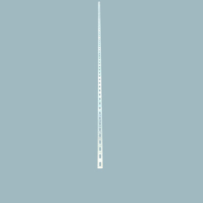 Unistrut Channel Half Sloted 41mm white slotted metal cable management rail for mounting and support