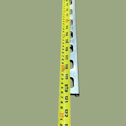 Unistrut Channel Half Sloted 41mm galvanized steel half slotted channel with measuring tape for cable management