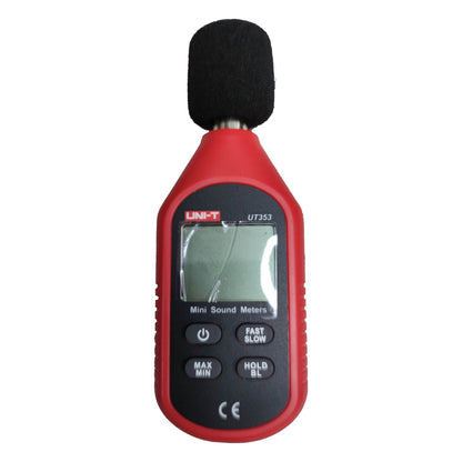 UNI-T Decibel Meter Reading UT353 for accurate sound level measurement in various environments