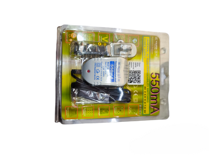 Super Universal AC Power Supply Output 500mA adapter charger in retail packaging