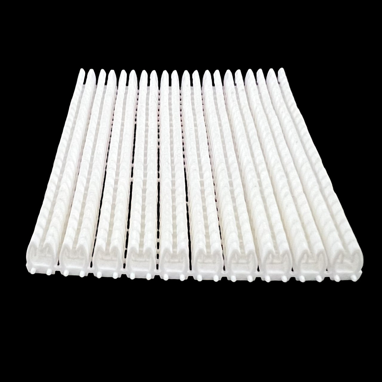 Grippes alphabet cable markers 260pcs white snap on cable labels arranged in rows for organized wiring