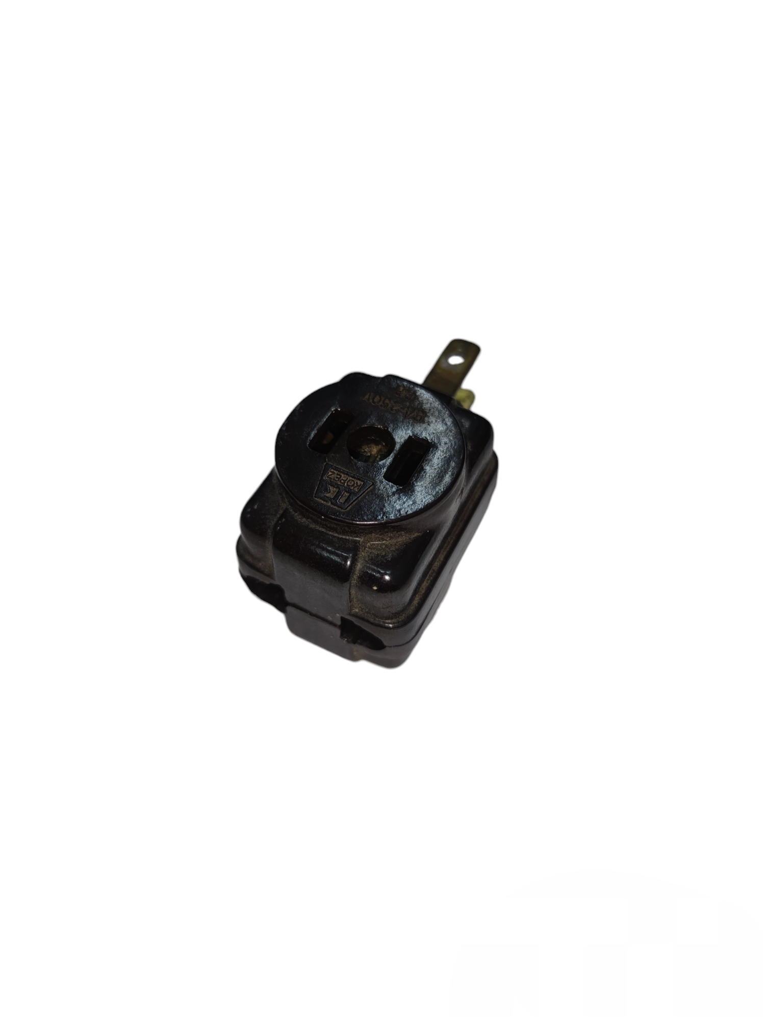 Kopez black universal electrical socket adapter for power points switches and plugs