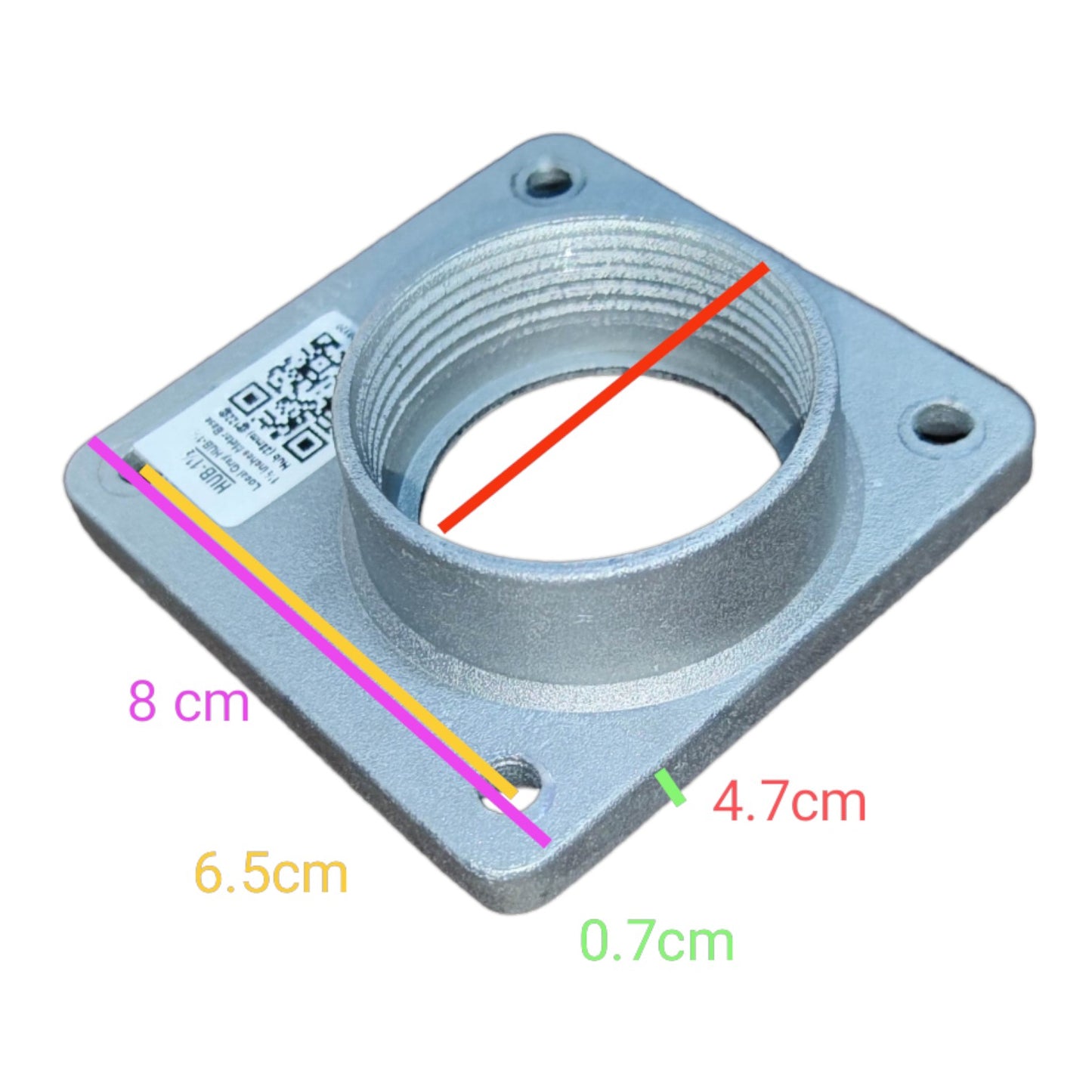 Meter Base Hub 1 1/2, KWH Meter Base Hub