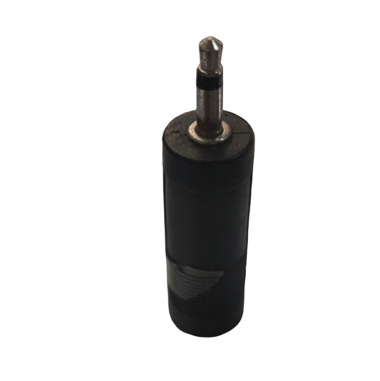 Black microphone cable adapter Mono Plug to PL-55 Adaptor converting 3.5mm mono plug for mic use