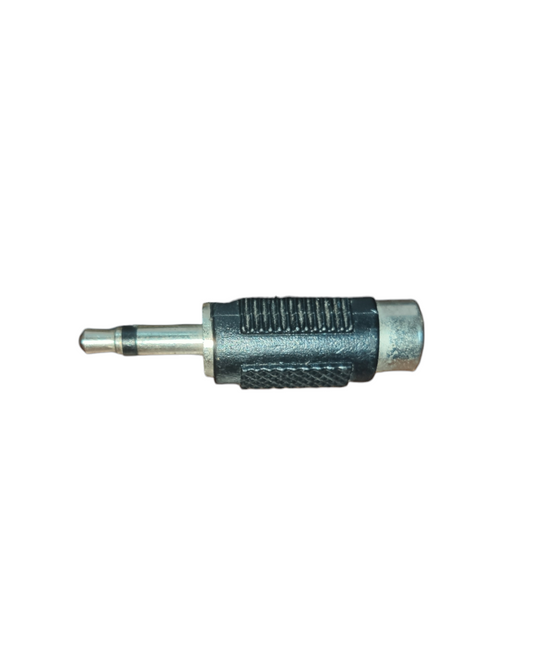 Mono Plug to RCA Jack Adaptor metal mono plug to RCA female audio adapter for microphone equipment