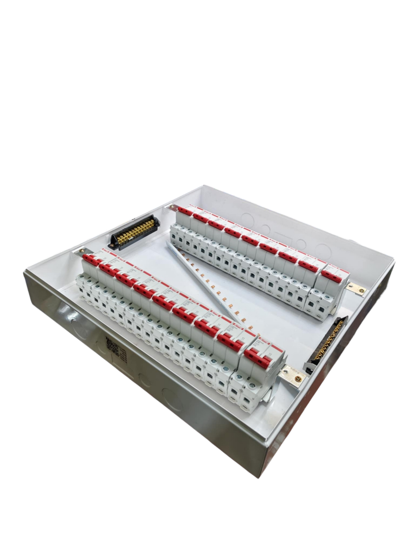 Koten Himel ZY metal panel board 50A 2 pole miniature circuit breaker with dual rows of red toggles