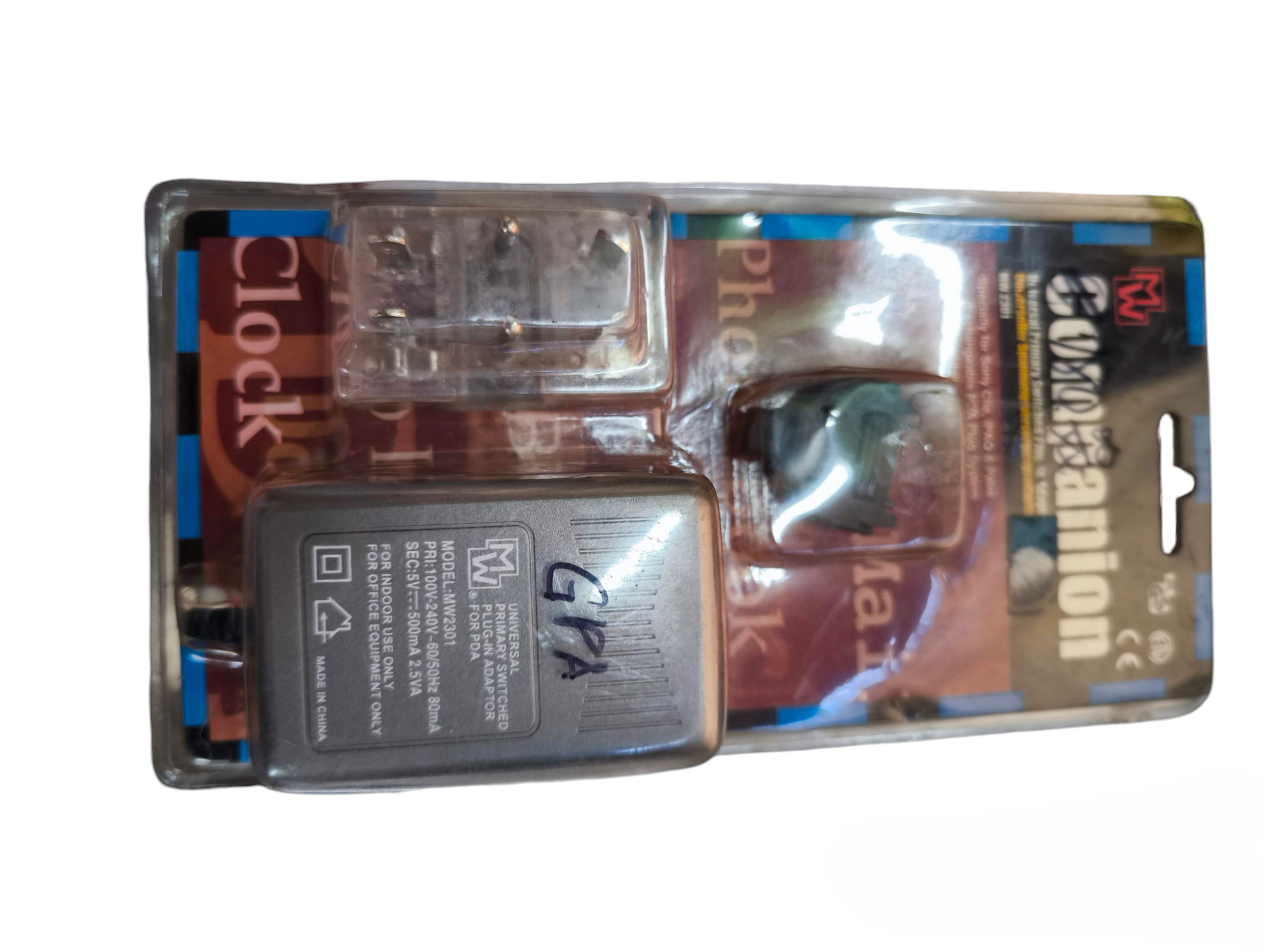 Companion Universal Primary Switching Adaptor power adapter with interchangeable plugs in retail packaging