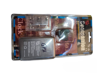 Companion Universal Primary Switching Adaptor power adapter with interchangeable plugs in retail packaging