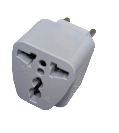 White universal travel adaptor type C plug adapter for international power sockets from China