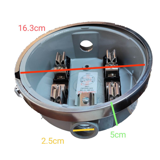 USA Round Meter Base 1 Inch Electrical KWH Meter Base 100A 220V