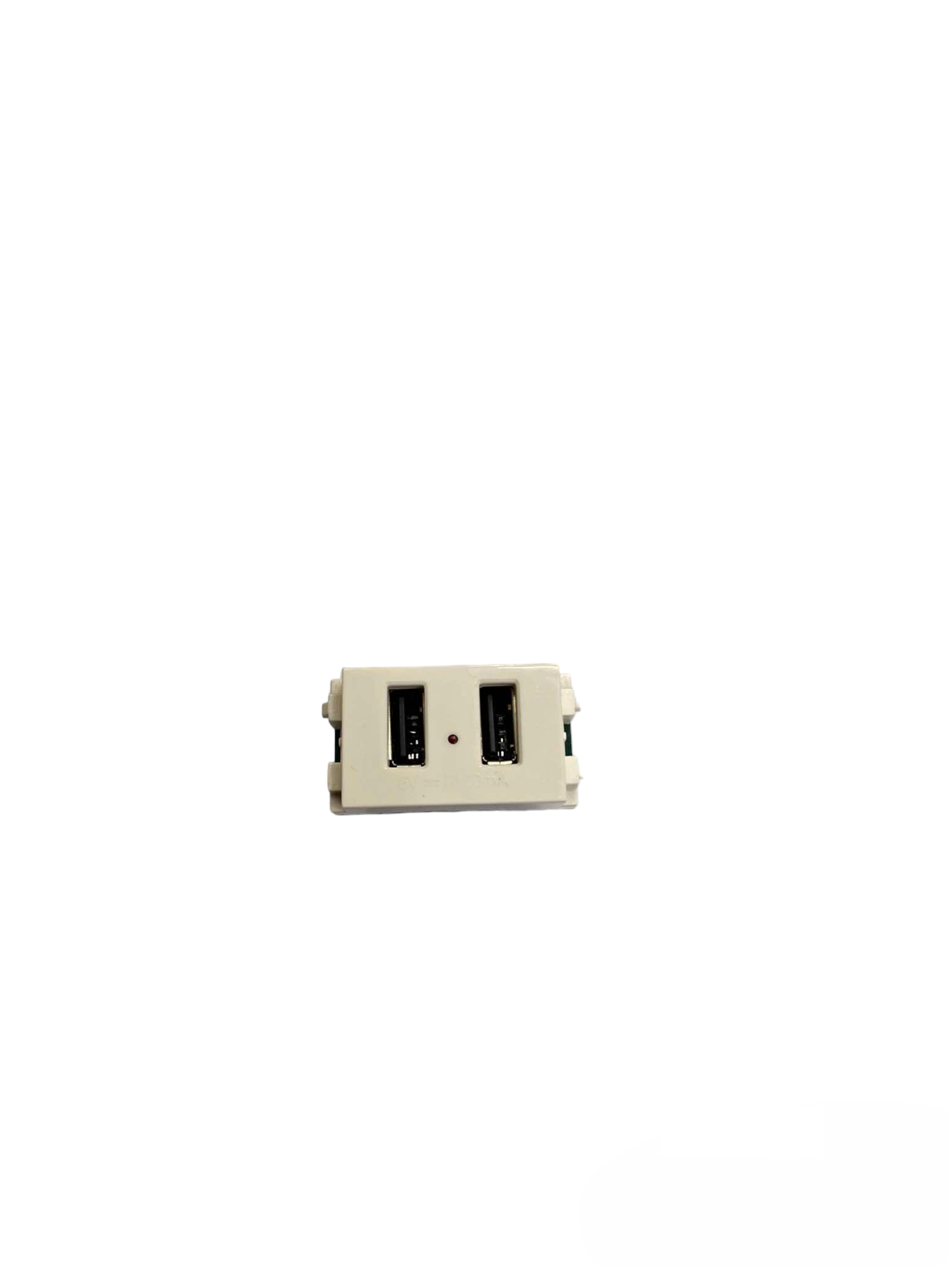 Royu USB Outlet 2 Port 1 Device Wide Series white dual USB charger socket