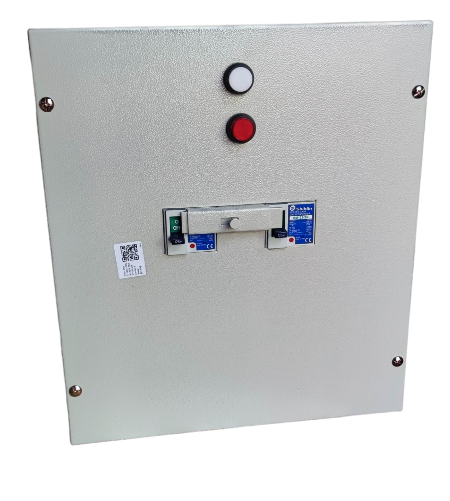 Shihlin 125A MTS 2 Pole Single Pole electrical circuit breaker panel with indicator lights