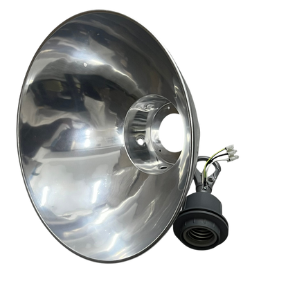 16 inch aluminum reflector with E40 socket lighting installation accessory by Biglite and Omni
