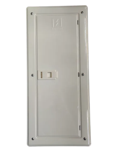 Chint 20 Branches 2 Pole Miniature Circuit Breaker electrical panel with white cover and switch