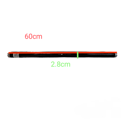 Denko 20W T10 black light fluorescent tube measuring 60cm length and 2.8cm diameter