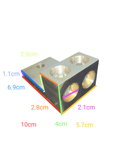 Shihlin 250mm Mechanical Lugs 2 Hole and 2 Nu electrical connection part with multiple measurements