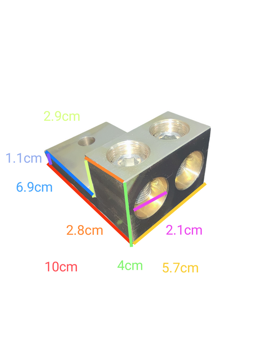 Shihlin 250mm Mechanical Lugs 2 Hole and 2 Nu electrical connection part with multiple measurements