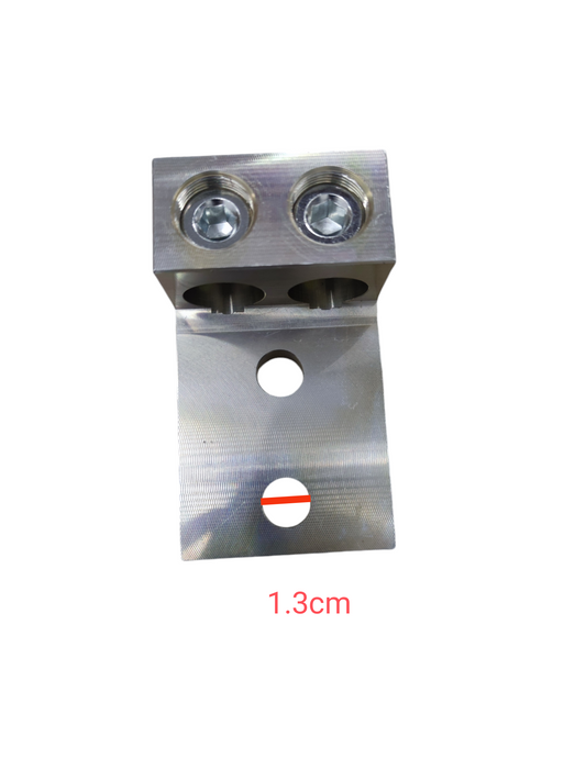 Shihlin 250mm Mechanical Lugs 2 Hole and 2 Nu electrical circuitry part in metallic finish