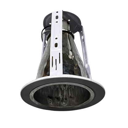 Biglite 4 inch E27 downlight fixture with metal frame and reflective interior for lighting installation