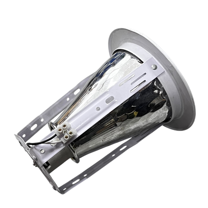 Biglite 4 inch E27 downlight fixture with metal housing and adjustable mounting bracket