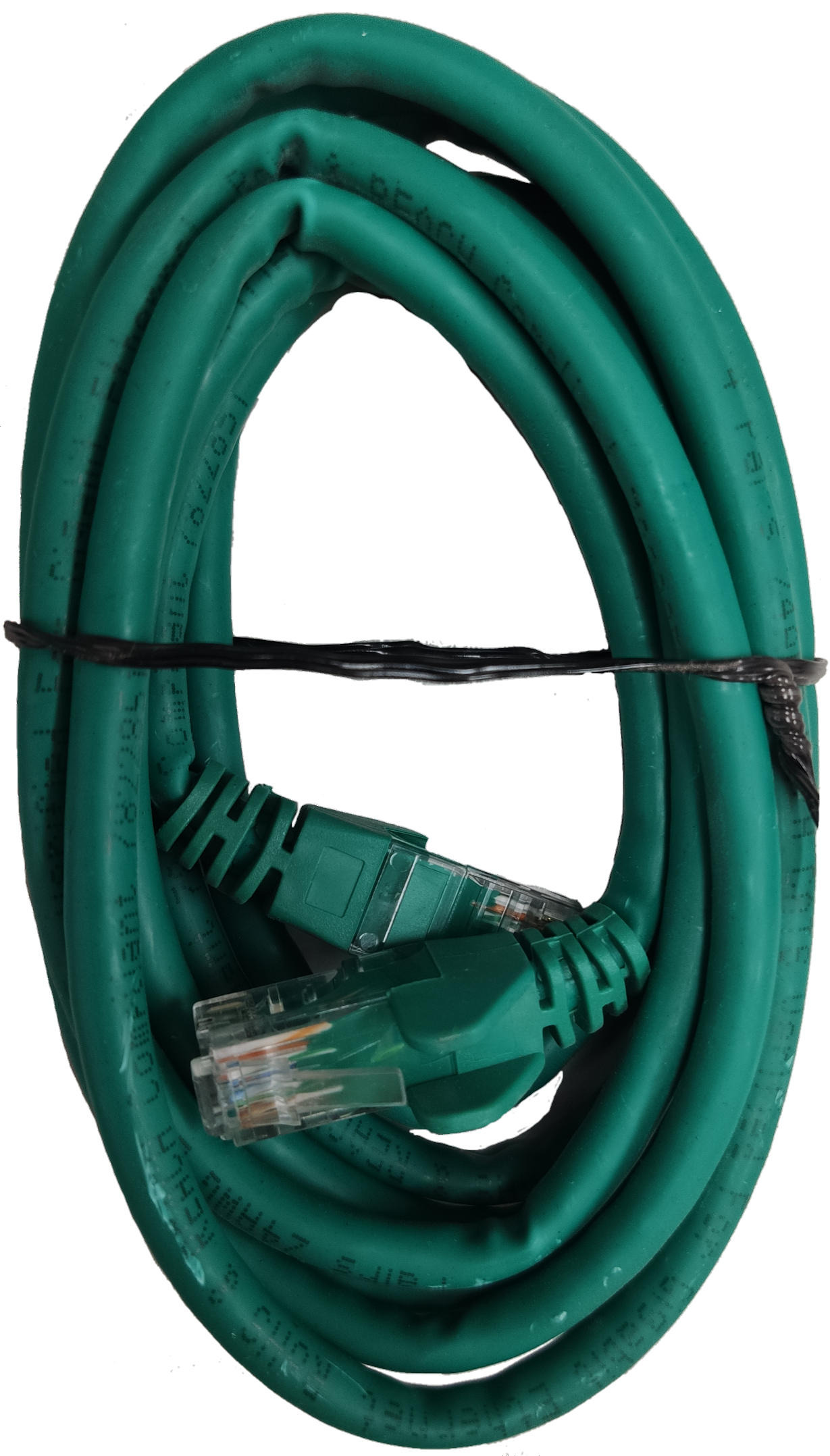 Green Grippes CAT6 UTP Patch Cable 1.5 Meters with RJ45 connectors for high-speed network connections