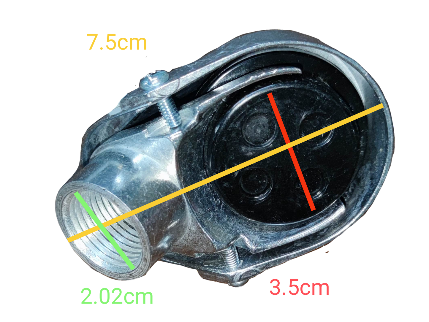Royu Entrance Cap 20mm Thread Type metal electrical conduit fitting with locking mechanism