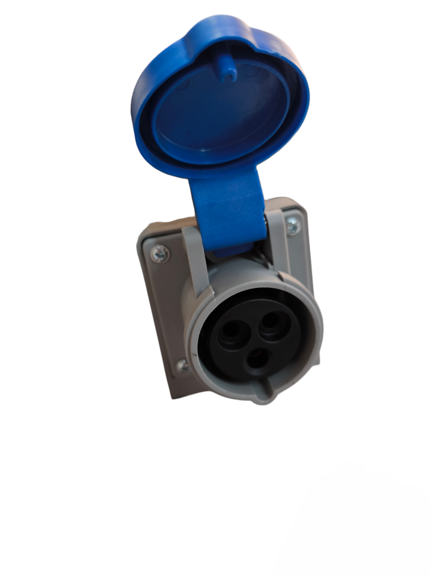 Wixim Industrial Outlet Wall Type IP44 blue and gray power socket with protective cover