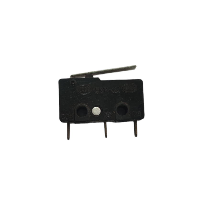 Micro Switch Small Switch 1NO 1NC black electrical component with metal lever for power points and switches