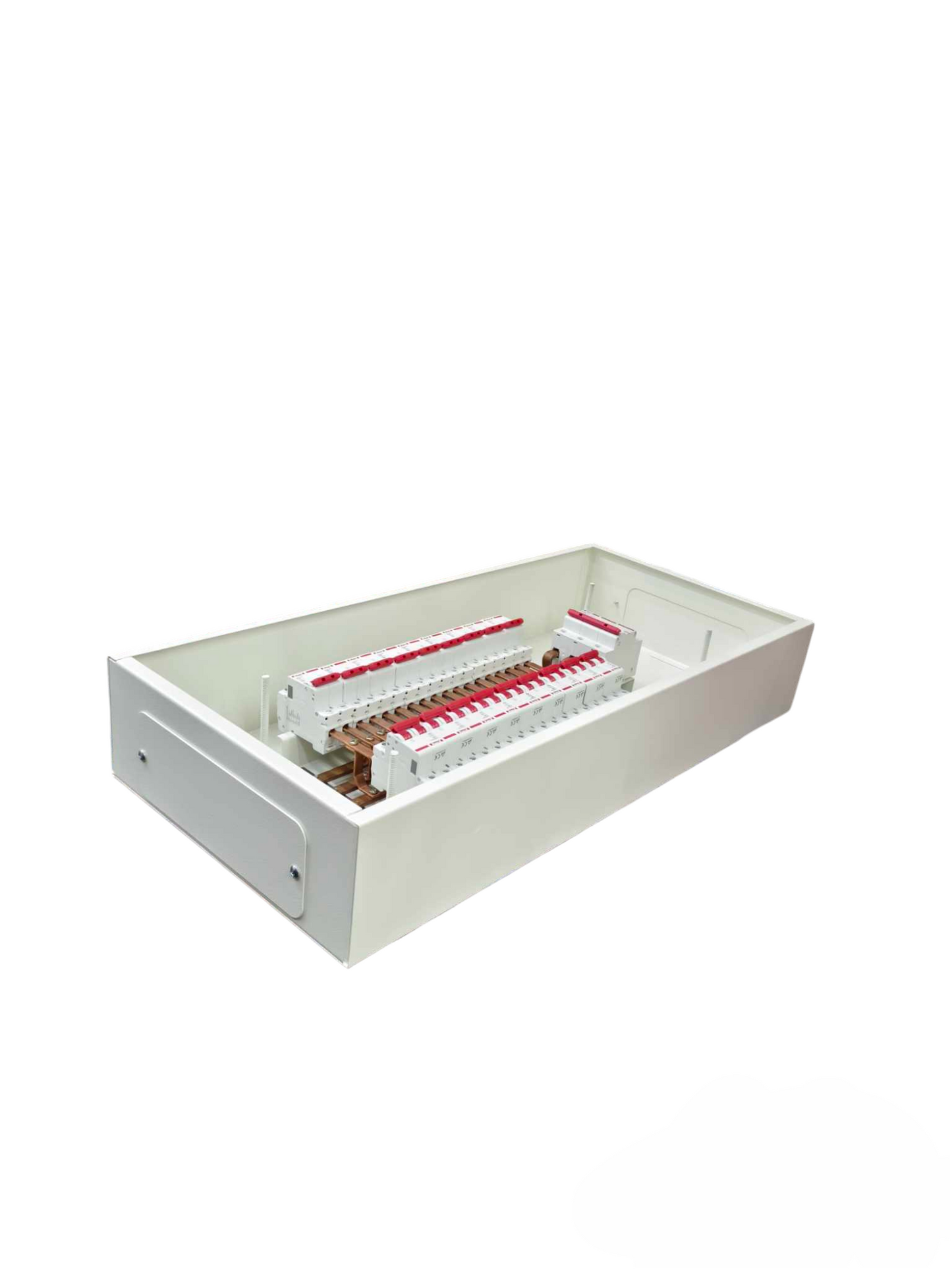 Panel Board 100A 3Pole 10KAIC electrical circuitry part by Himel and Koten in white casing