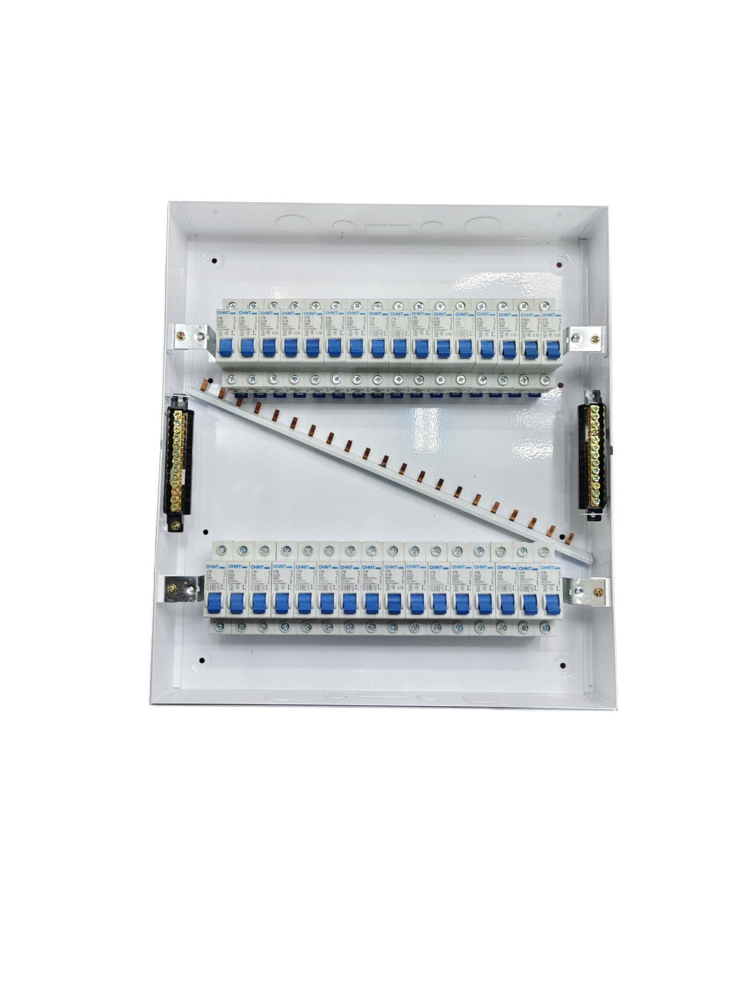 Chint Panel Board 63A 1Pole Main with 31 Branches electrical circuitry part in white enclosure