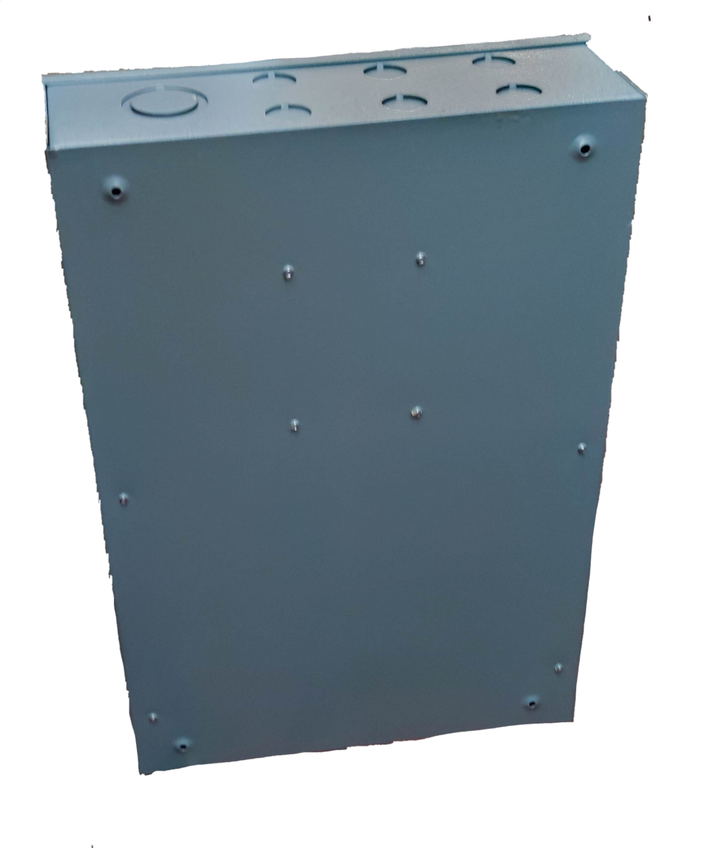 Electx Electrical Supply Panel Board TQD Main 2 Pole 8 Branches in gray metal enclosure