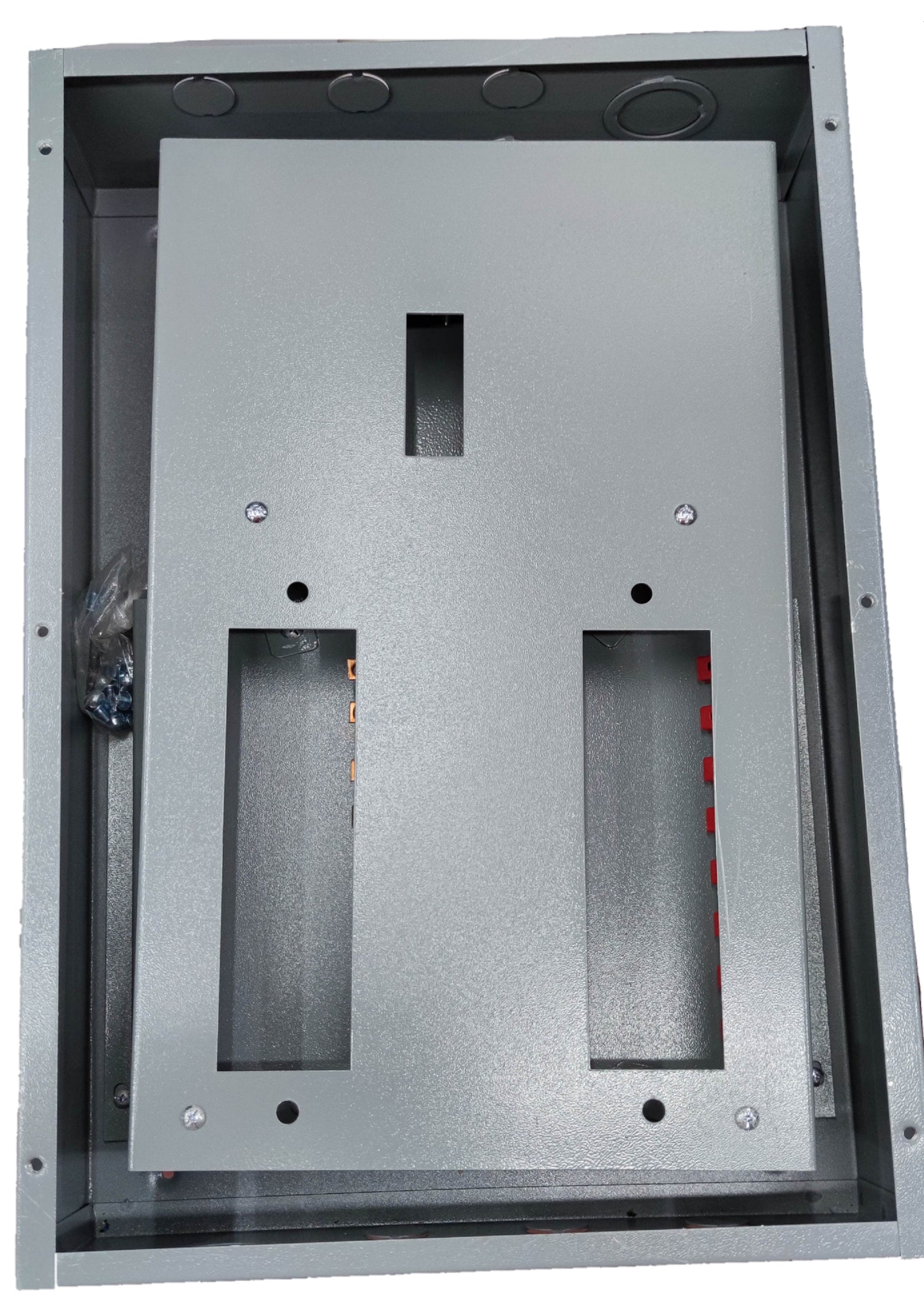 Electx Electrical Supply Panel Board TQD Main 2 Pole 8 Branches metal enclosure box for electrical circuitry