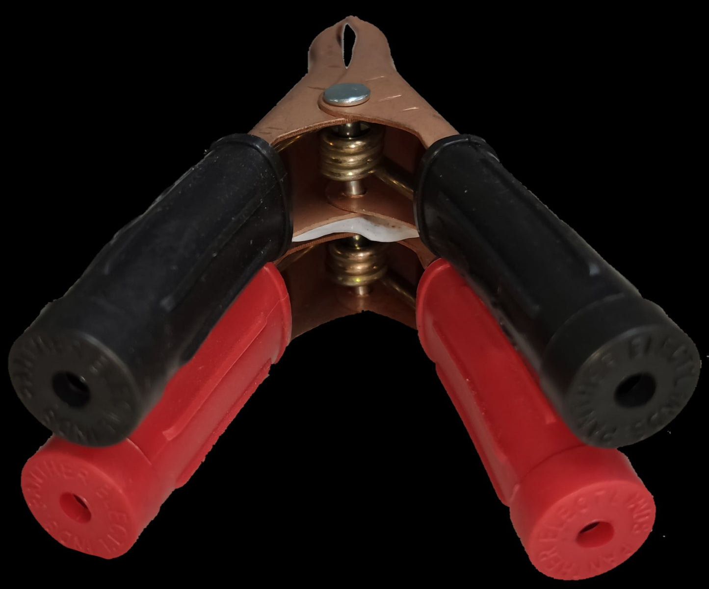 Panther battery clip 25 amp with copper connectors and insulated handles for secure electrical connections