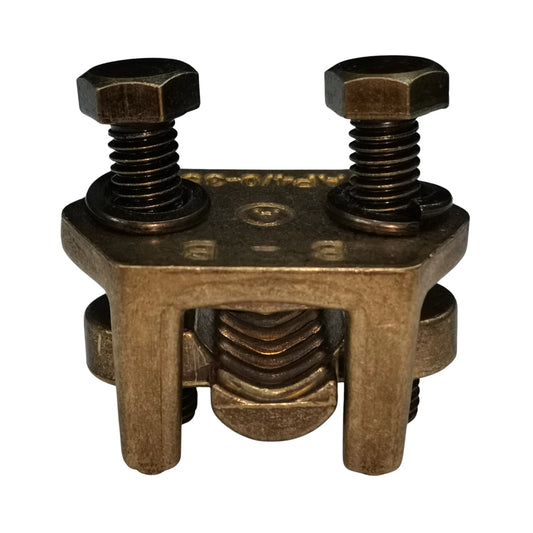 Solderless Connector Double Bolt 125mm - 175mm Wire Size Copper 250-350MCM