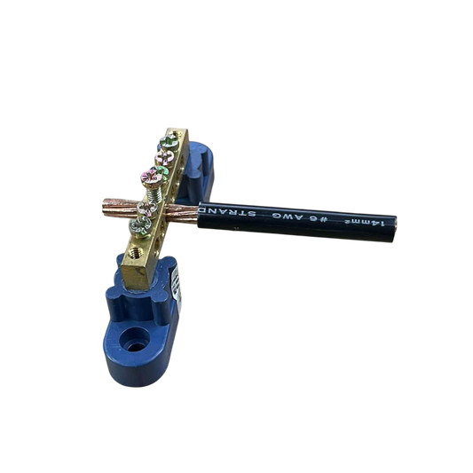 Grounding Bus Bars 6 Holes 6x9