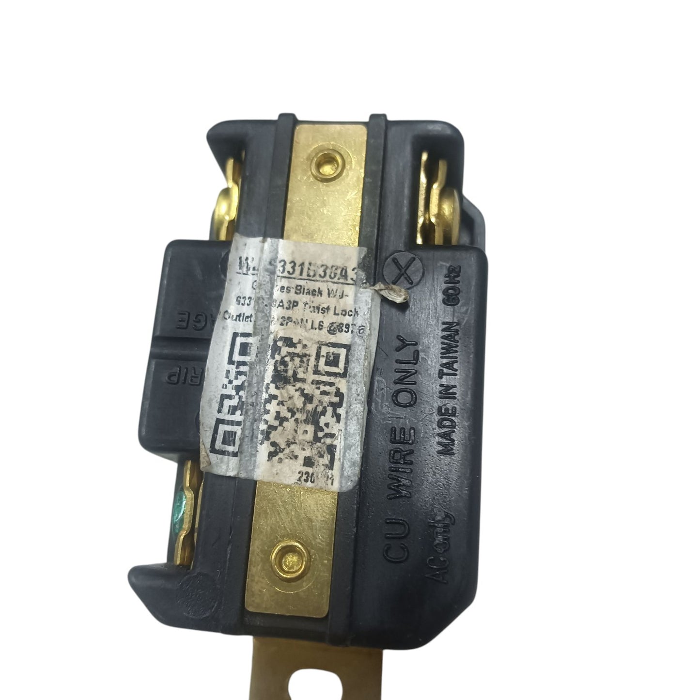 Grippes 30A Twist Lock Outlet with Stainless Plate 2P+E (3P) 250V(NEMA L6) WJ6331B and 9221, Twistlock