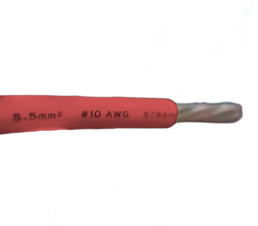 Duraflex 5.5mm THHN AWG 10/7 THWN Red- Per Meter
