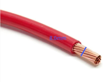 Duraflex 8.0mm THHN AWG 8/7 THWN Red- Per Meter