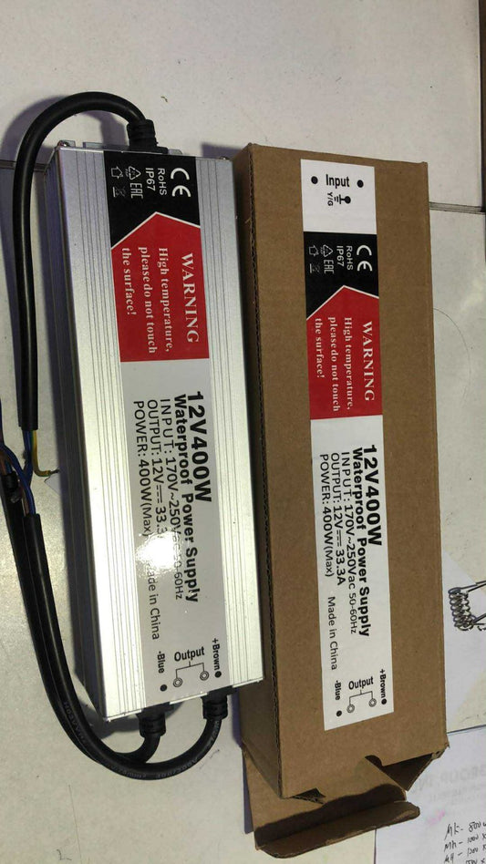 China LED Driver Waterproof 170-250V Input 12V Output 400W