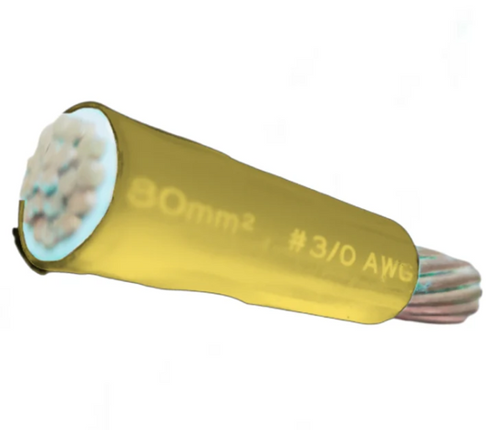 Duraflex 80mm THHN AWG 3/0 THWN Yellow-Per Meter