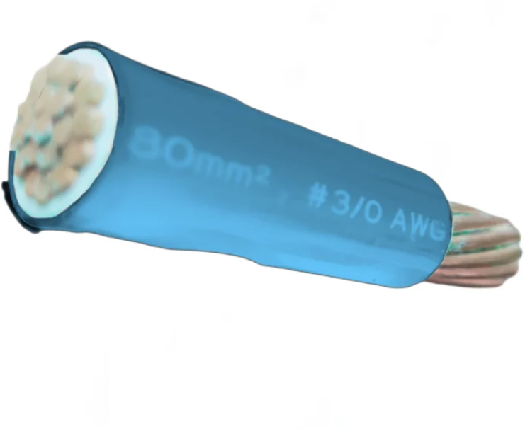 Duraflex 80mm THHN AWG 3/0 THWN Blue- Per Meter
