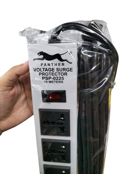 Panther, 8 Gang Extension Cord With Switch and 10 Meters Wire PSP-0225