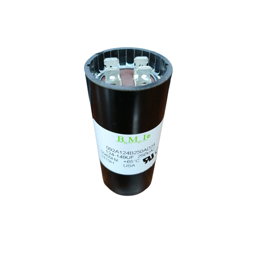 BMI Motor Starting Capacitor 124-149UF 250V AC, Capacitor 124-149MFD 250V