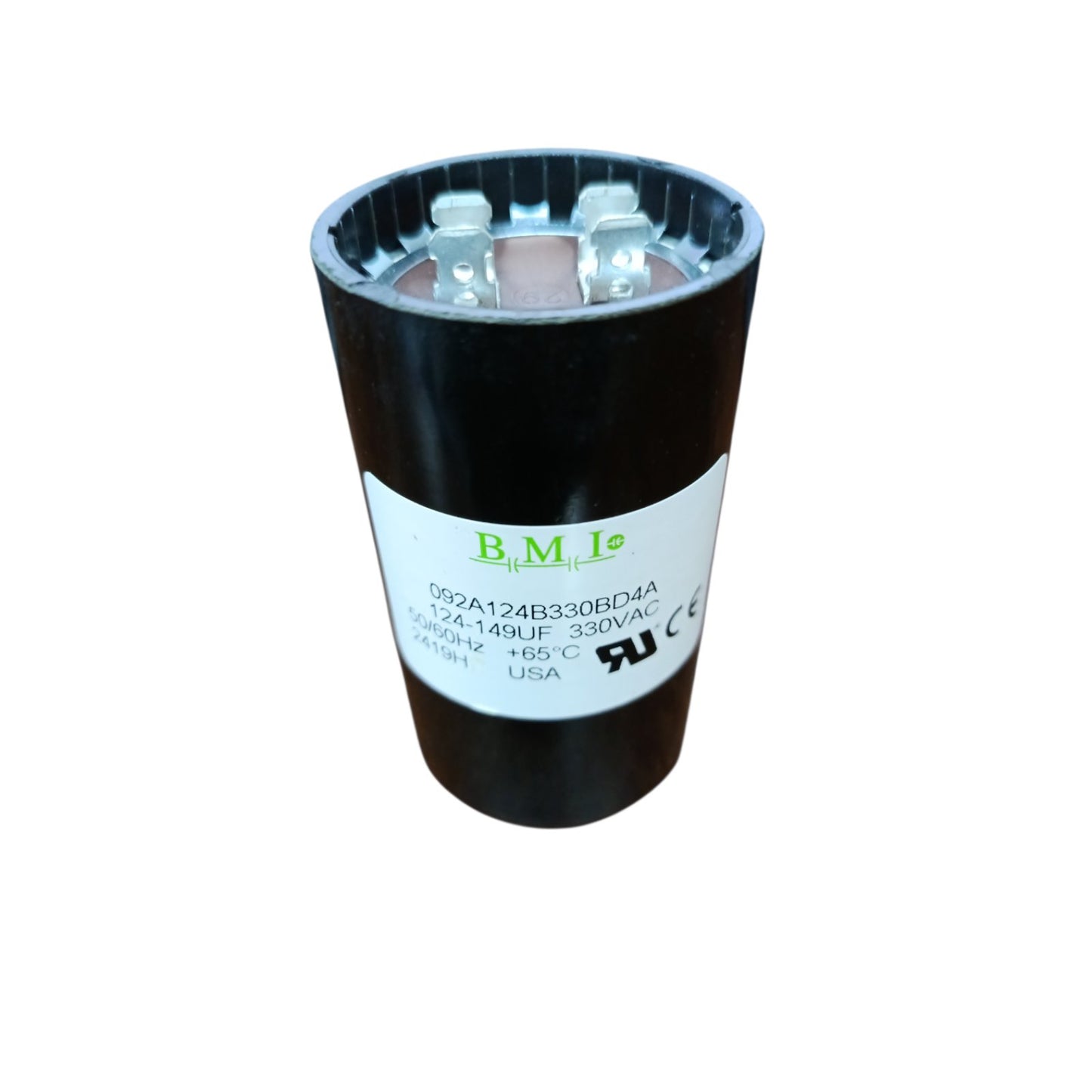 BMI Motor Starting Capacitor 124-149UF 330V AC, Capacitor 124-149MFD