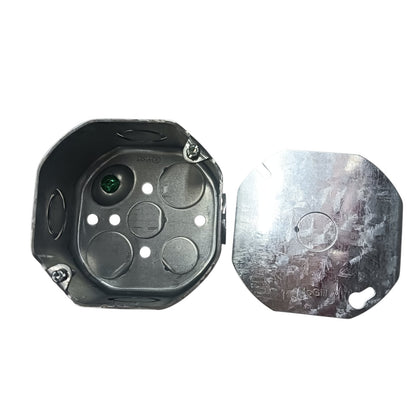 McGill Metal Junction Box With Cover Gauge 16 4X4