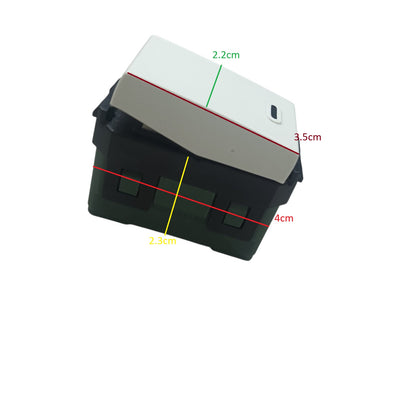 Panasonic 1 Way Switch Device, 1 Way Switch Wide Series WEG5001K-5, 10PCS