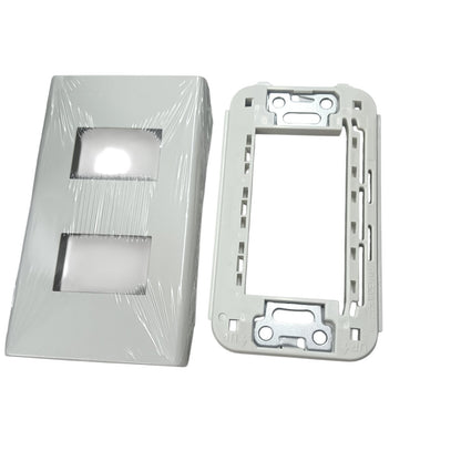 Panasonic 2 Gang Plate Wide Series WEG6802W-1