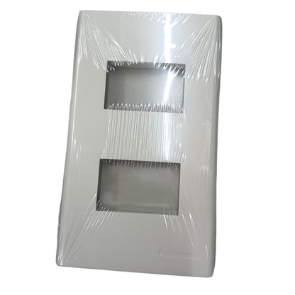Panasonic 2 Gang Plate Wide Series WEG6802W-1