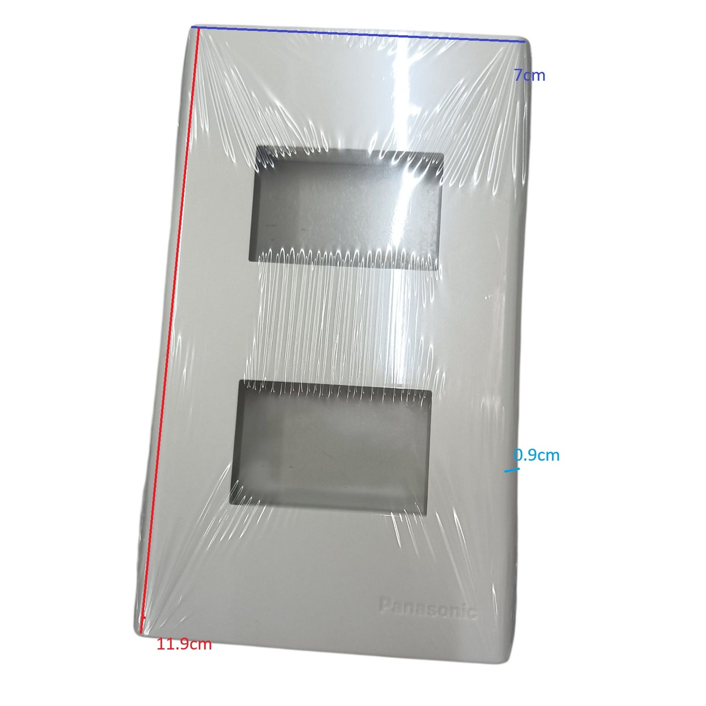 Panasonic 2 Gang Plate Wide Series WEG6802W-1