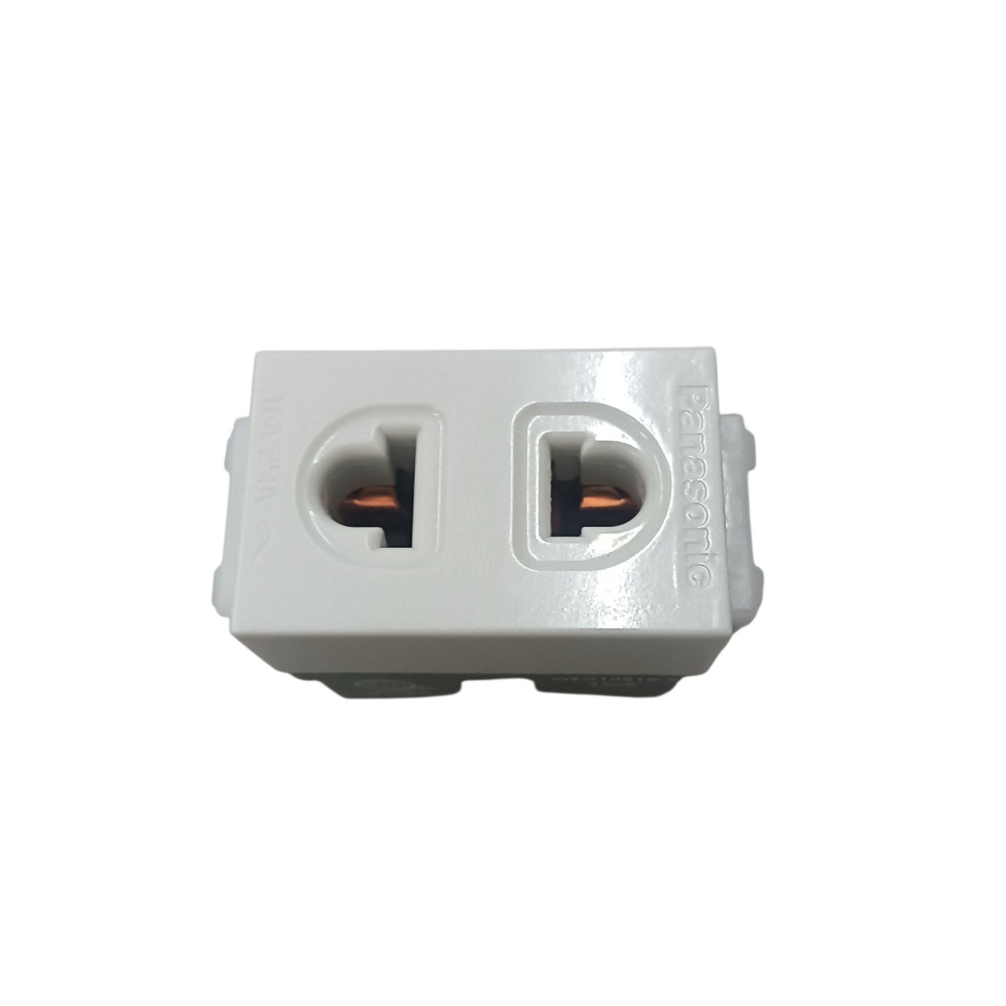 Panasonic Universal Outlet Receptacle Quick Connect Terminal 16A 250V, Universal Outlet Device Wide Series, Universal Receptacle Quick Connect Terminal Wide Series WEG10919-5